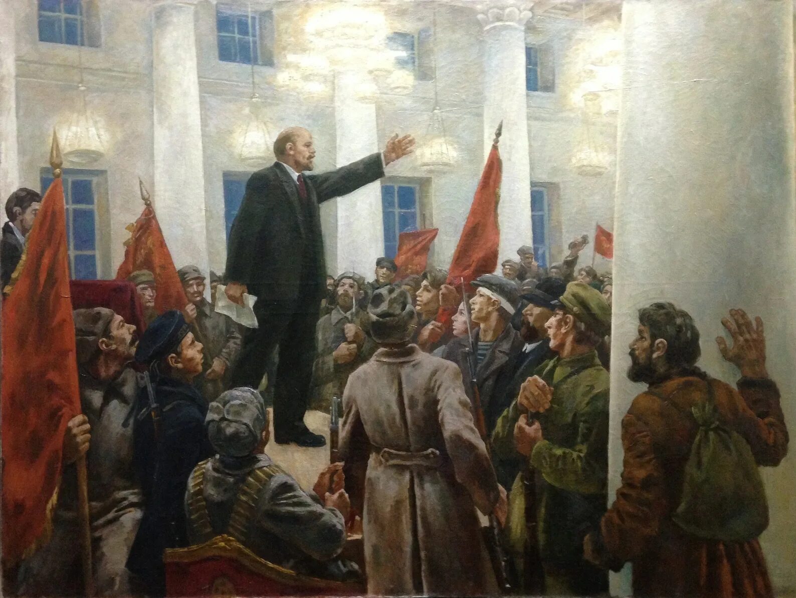 Ленин провозглашает советскую