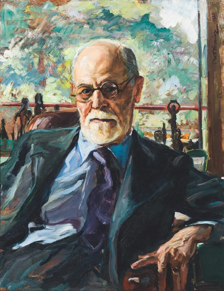 Клинический психоанализ. Фрейд портрет. Sigmund Freud portrait.