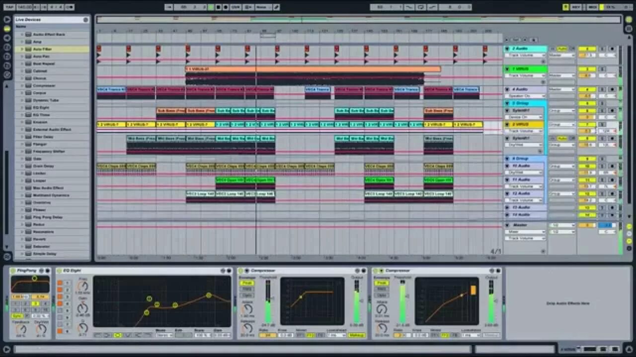 Определить стиль трека. Структура трека ableton. построение трека. аблтон структура трека. структура трека в ableton session.