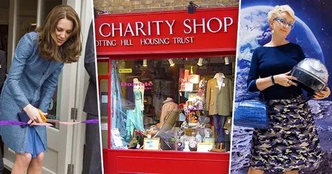 Charity shops are largely