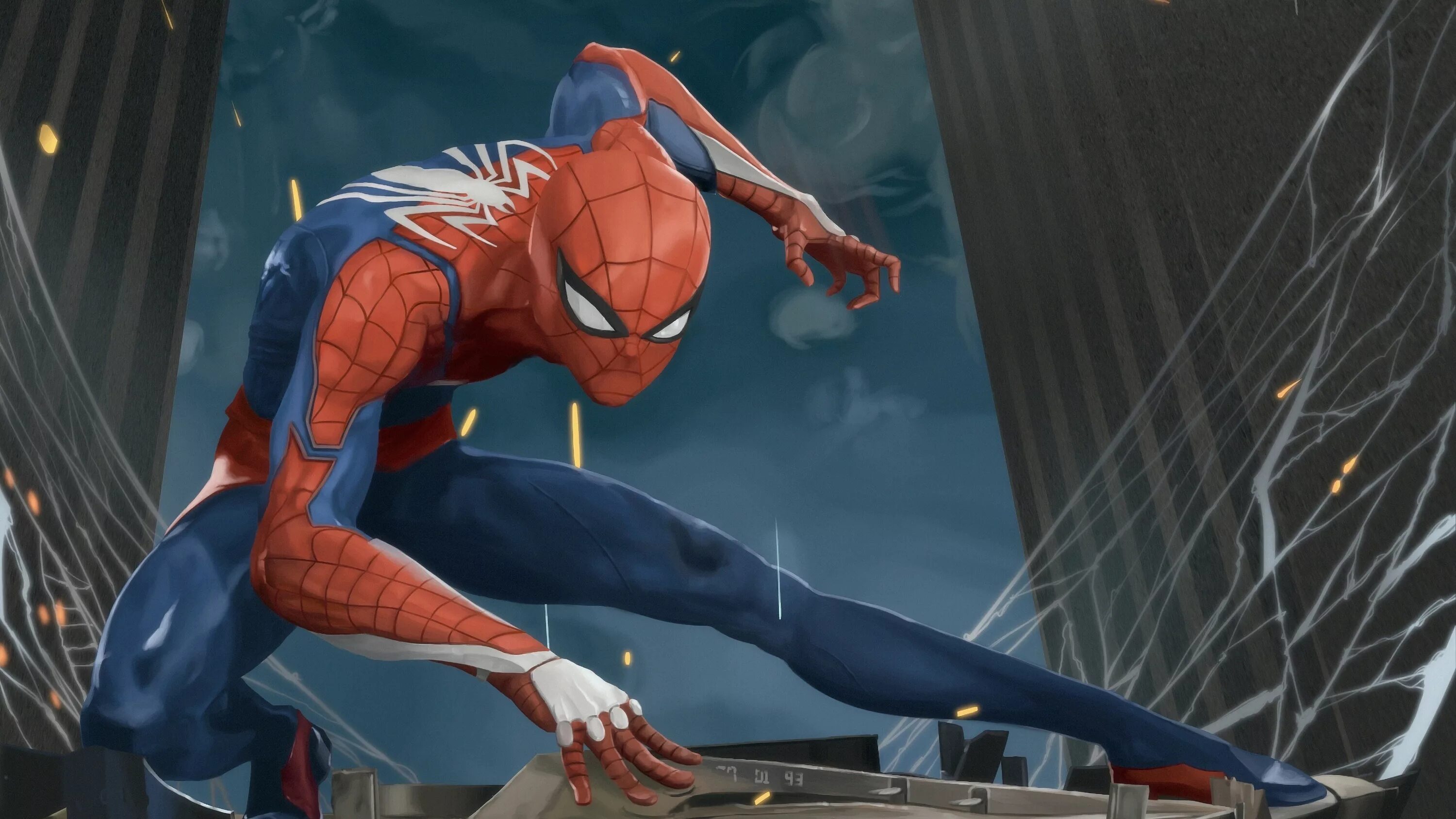 Spider man 4. Человек паук ps4. Spider man ps4 Art. Art Spider-man ps4 vilags. Человек-паук ps4 screenshots.