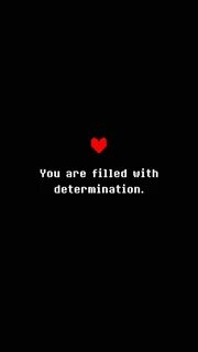 I am determined