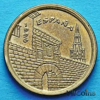 Монета испании 5 песет