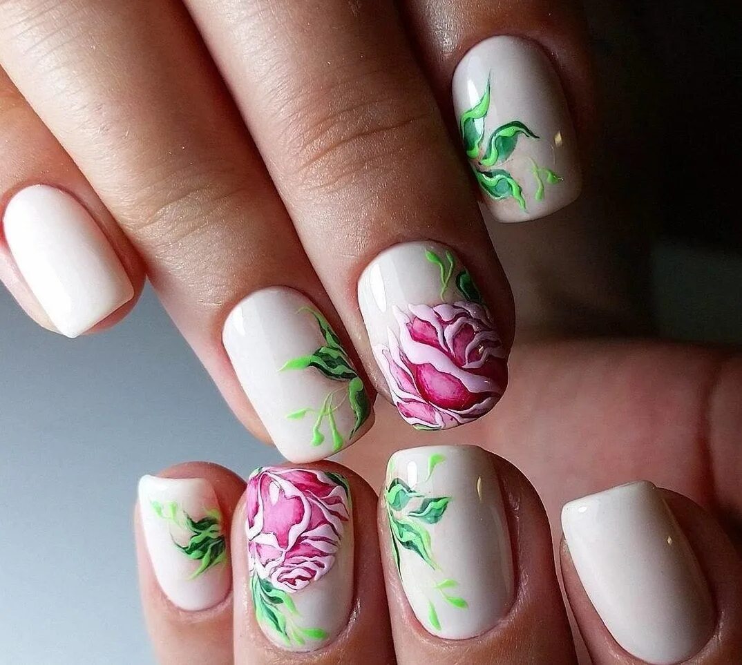 ногти весенний маникюр 2024