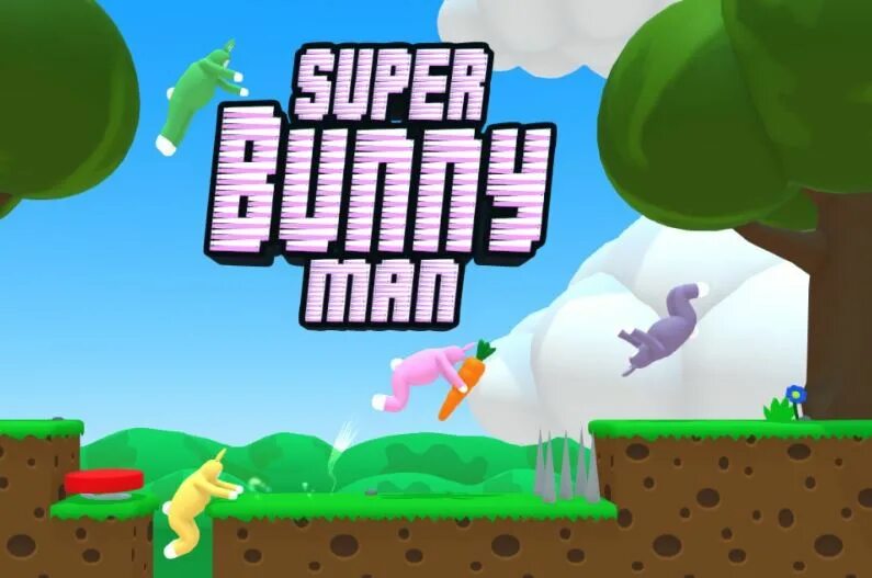 Игра Банни мен. Super Bunny man. Супер кролики игра. Супер бани игра