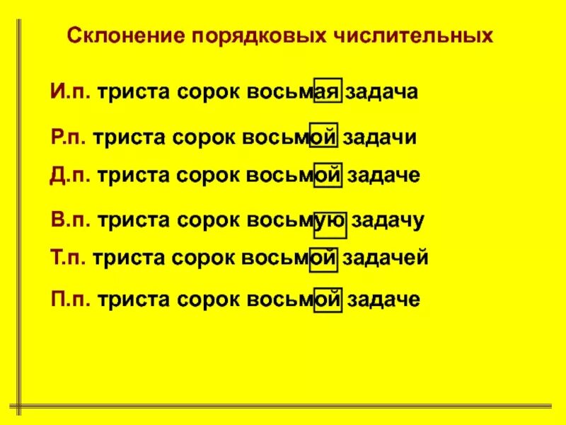 Склонение порядковых числительных. Склонение количественных числительных. Склонение числительных сорок. Склонение количественных и порядковых числительных. Просклонять слово восемь