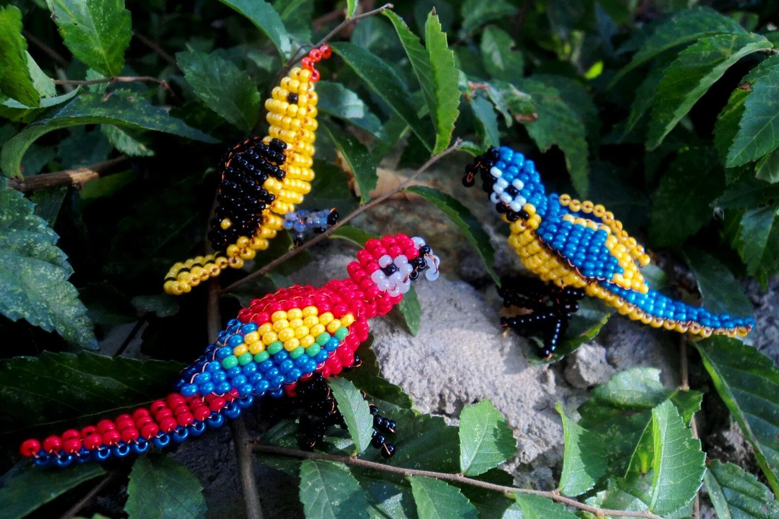 Бисероплетение попугай. Серьги из бисера попугай. Брошь из бисера попугай. Серьги из бисера попугай. Фигурки из бисера попугай.