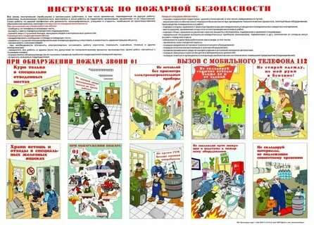 Сколько видов пожарных инструктажей