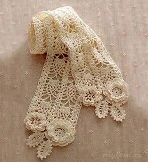 Мастер класс вязание крючком шарфа
