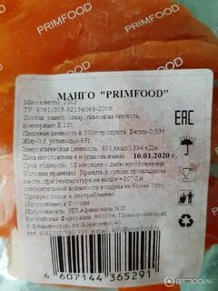 Сколько клетчатки в манго
