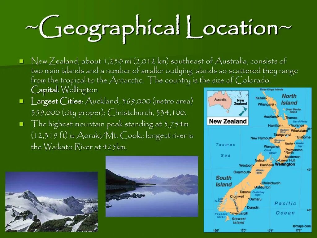 Geographical location of New Zealand. Новая Зеландия презентация. New Zealand презентация на английском. Презентация новая Зеландия на английском. New zealand consists