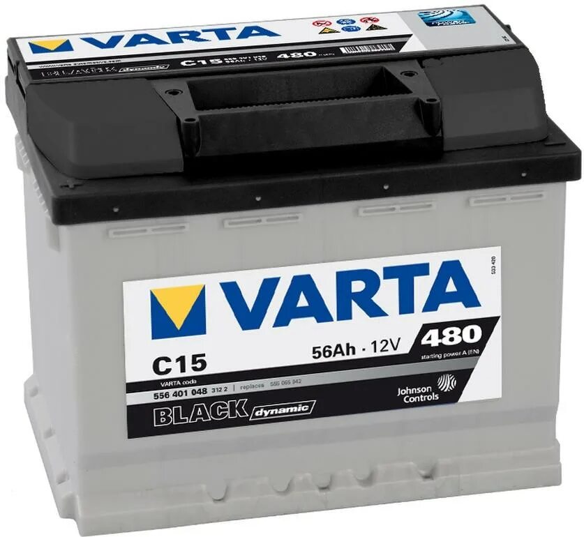 Аккумуляторы varta спб. Varta black dynamic c15. автомобильный аккумулятор varta black dynamic c15 56l 480a 242x175x190. аккумулятор varta black dynamic. varta 556400048.