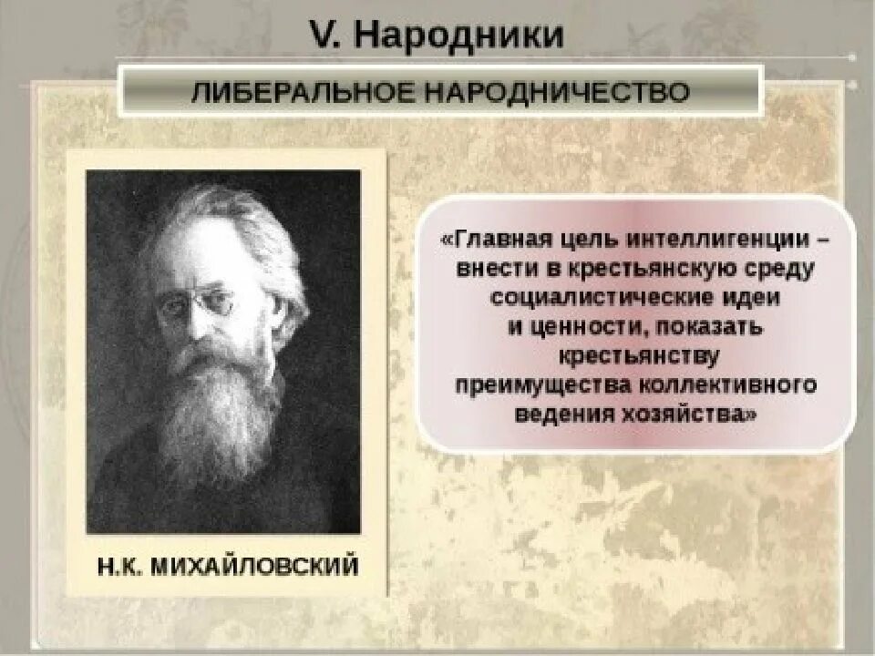 Ученые и писатели 19 века. Либеральные народники Михайловский. Ученые и Писатели 19 века сторонники народнических и либеральных идей. Представители либерального народничества в России. Народники 19 века.