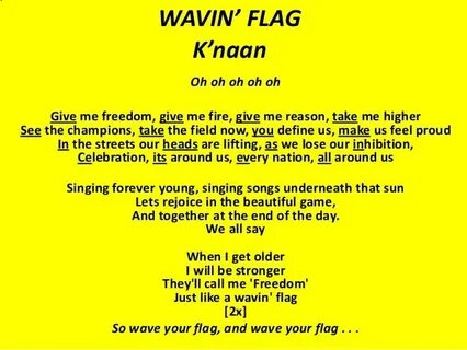 Flags text