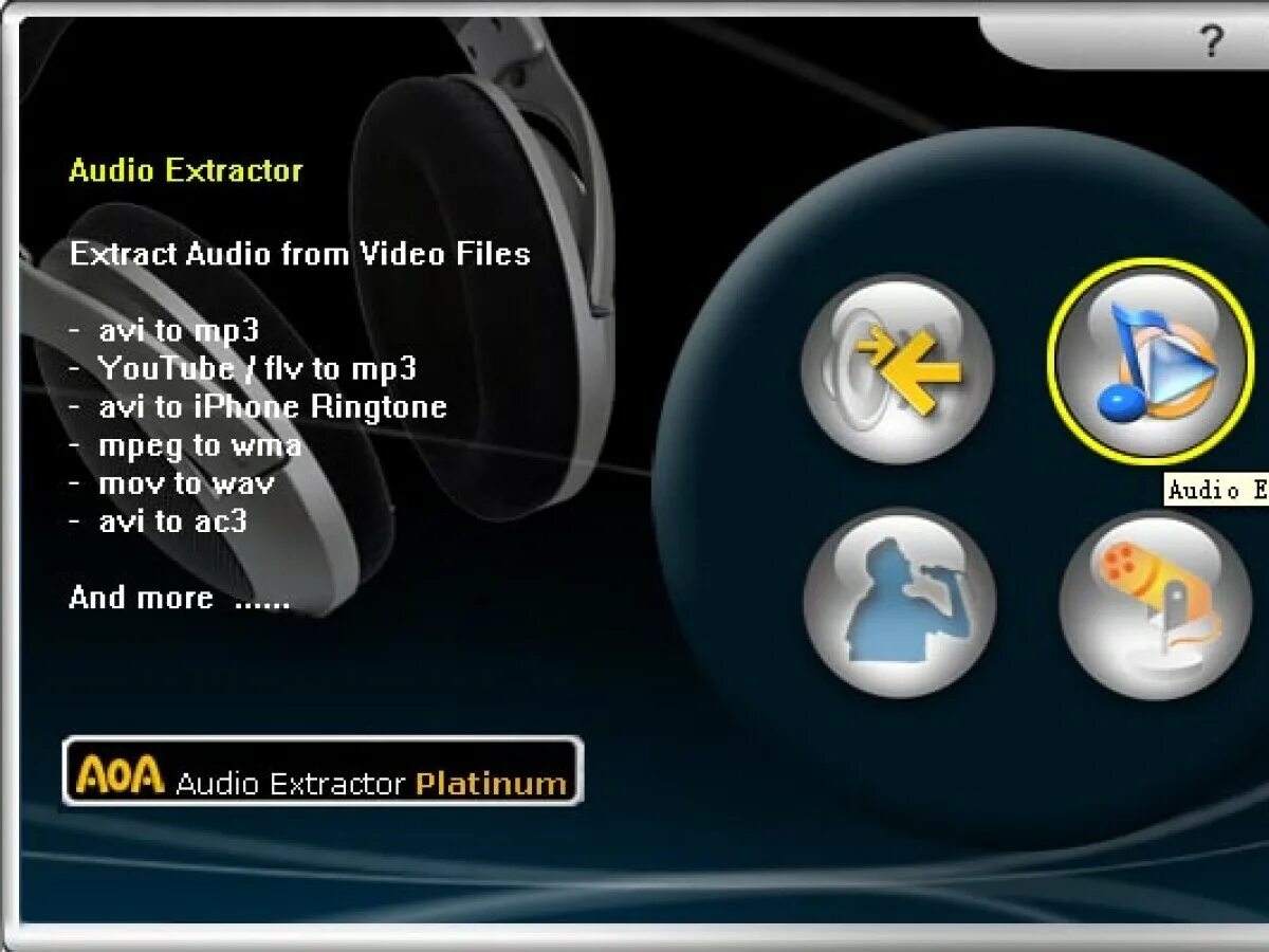 Audio extractor. Audio extractor