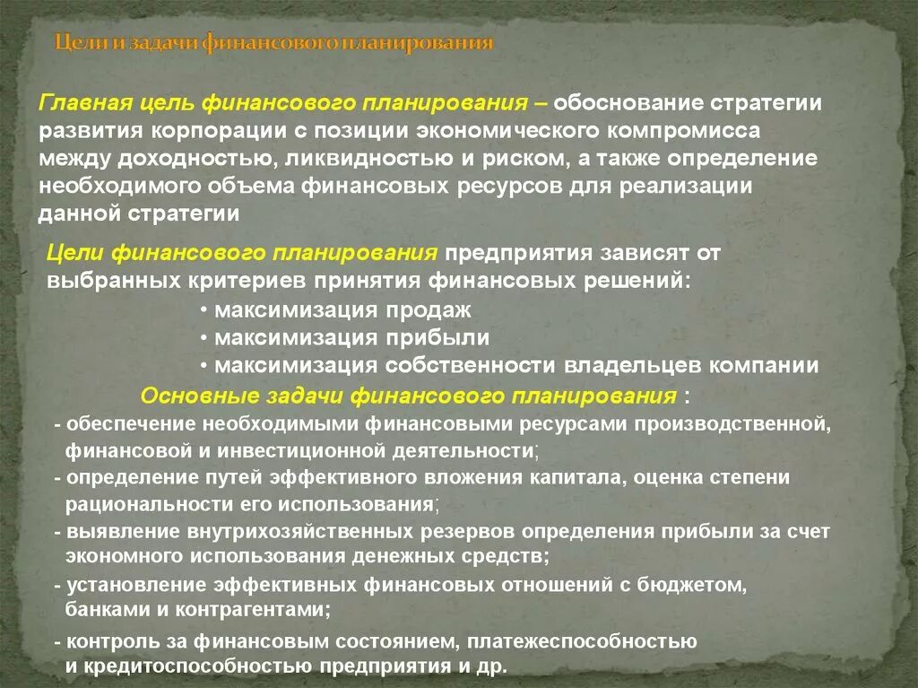 Цели финансового планирования. Основные задачи финансового планирования. Задачи финансового планирования организации. Финансовые цели и задачи. Типы финансовых целей