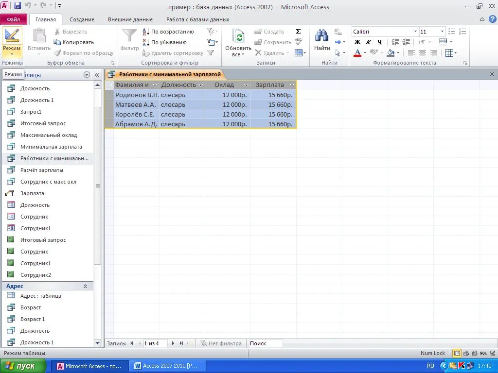 Таблица зарплаты в access. Access зарплата. Пример базы данных в access зарплата. Графики в access. Access ввод данных