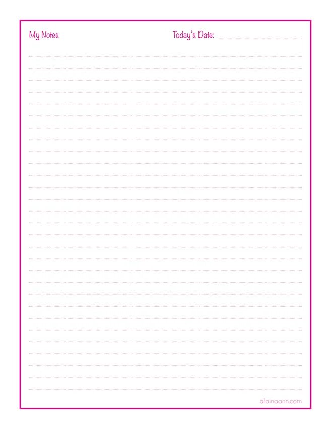 Note page. Notes Printable. Ежедневник распечатать. Note Page aesththic.