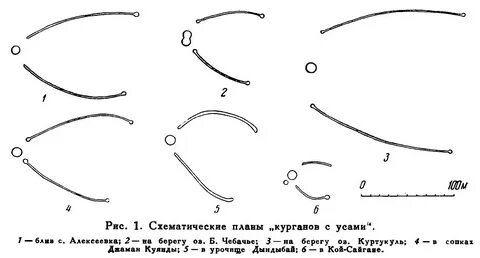 Курганы с усами