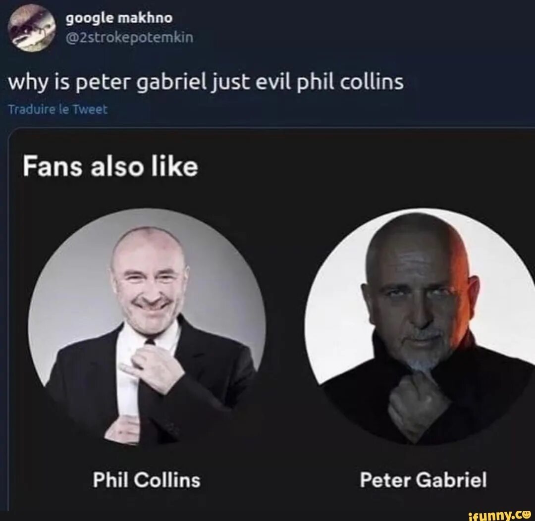 Фил Коллинз и Питер Габриэль. Peter Gabriel и Фил Коллинз. Питер Гэбриэл и Фил Коллинз фото. Phil Collins meme.