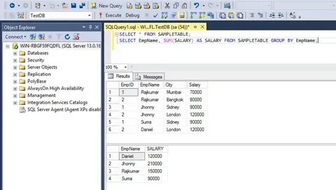 Select sum group by