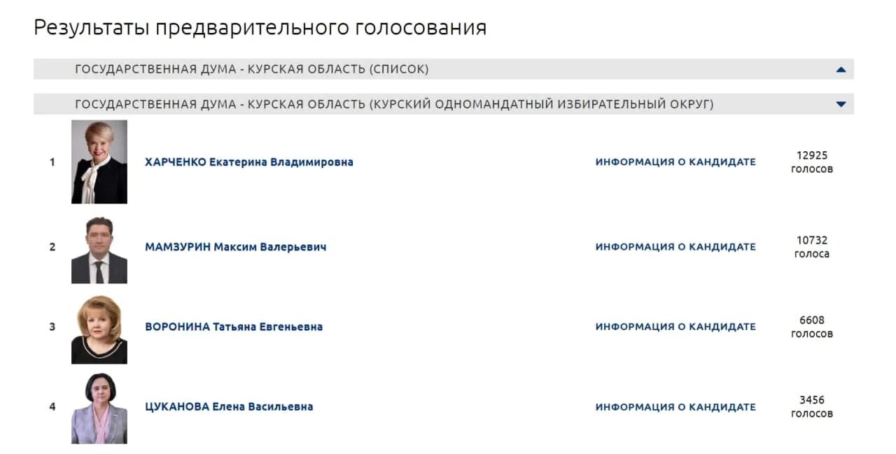 Сколько людей проголосовало в 2023. Депутат Харченко Курск. Предварительные Результаты голосования. Предварительное голосование в депутаты.
