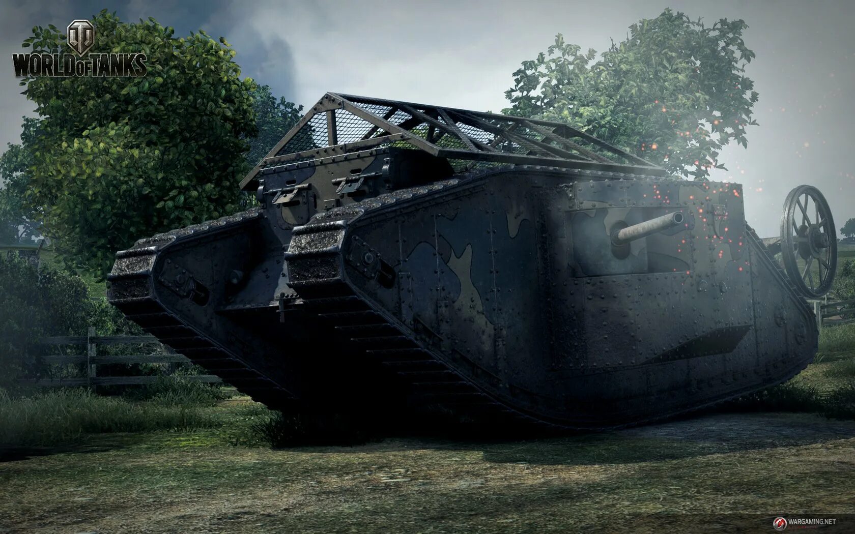 Первый ворлд. Mark 1 World of Tanks. МК 1 танк ворлд оф танк.