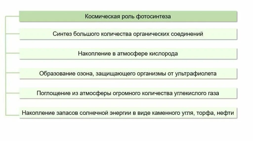 Роль фотосинтеза схема. Функции фотосинтеза. Космическая роль фотосинтеза. Значение фотосинтеза. Значение фотосинтеза в природе.