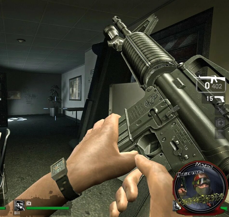 Left 4 dead 1 мод. M4a1 left 4 dead 2. left 4 dead m4 mods.