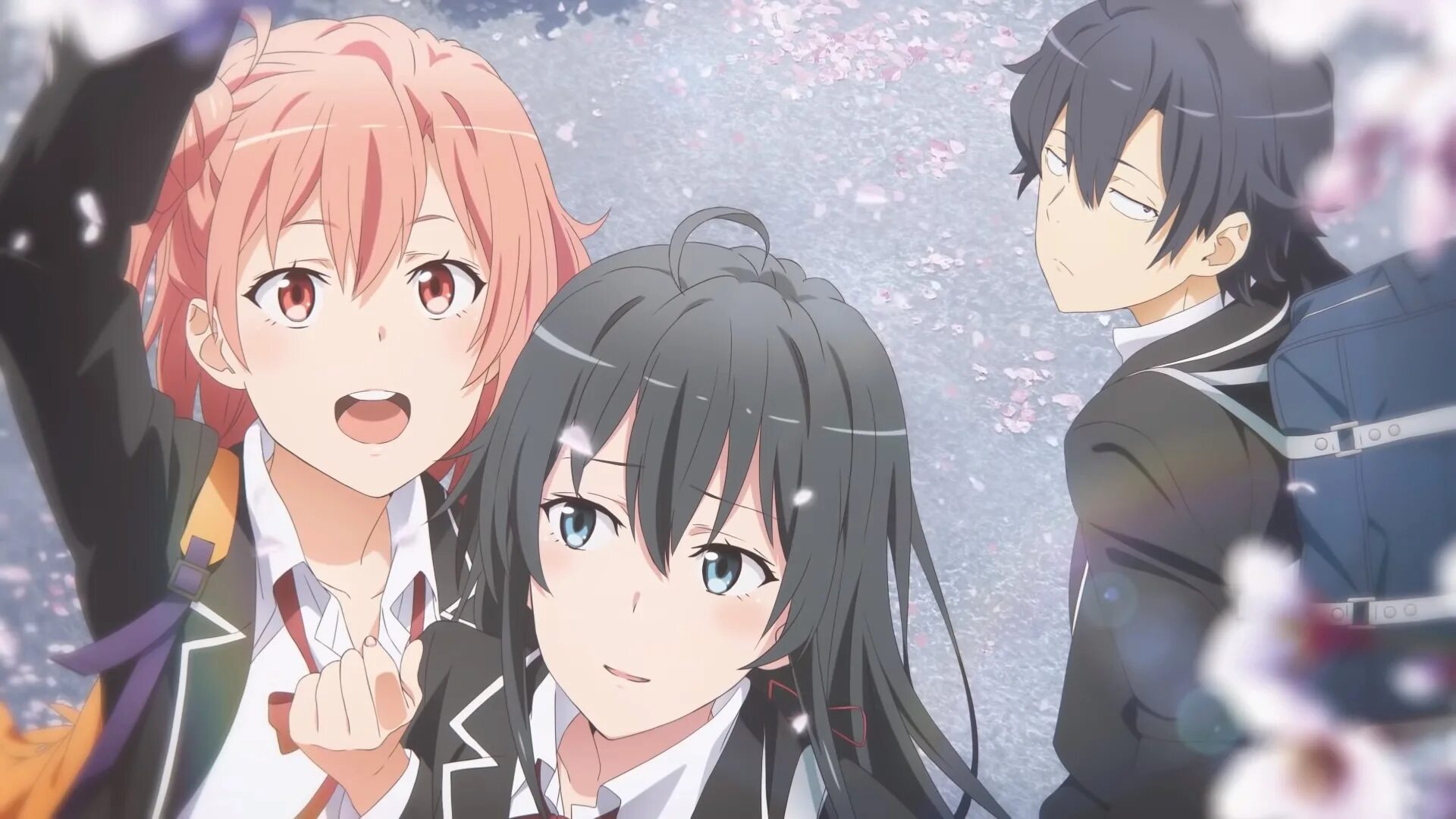 Yahari ore no Seishun Love come WA Machigatteiru. Юкиносита Юкино и Юигахама Юи. Yahari ore no Seishun Love comedy WA Machigatteiru.