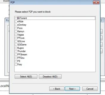 Selector p