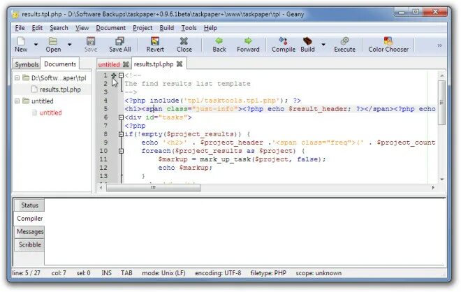 Built in compiler