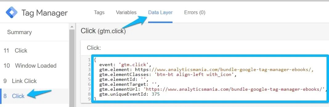 Adjust ya click id. Google tag Manager переменные. GDSCRIPT клик. ID пример. Тэге ID что это.