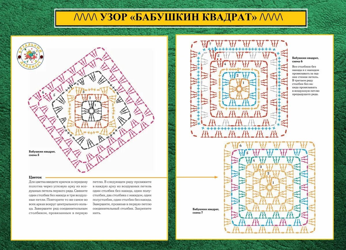 Мотивы Бабушкин квадрат для вязания крючком схемы. Узоры крючком Бабушкин квадрат схемы и описание. Бабушкин квадрат схемы вязания крючком. Вязание крючком Бабушкин квадрат схема для начинающих. Крючком восточный бабушкин