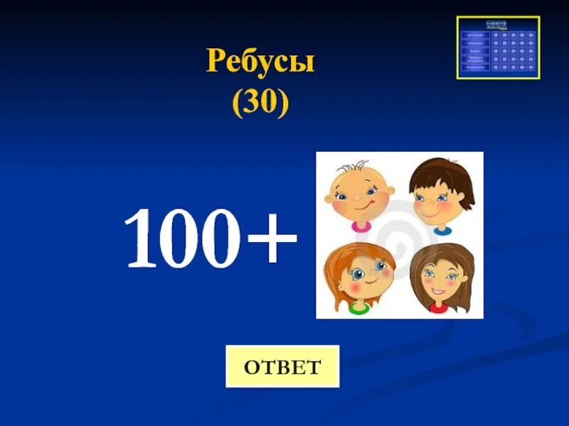 100 Ребусов. Ребусы для детей 100. Ребус часы. Ребус 100+две головы ответ. Ребус лица