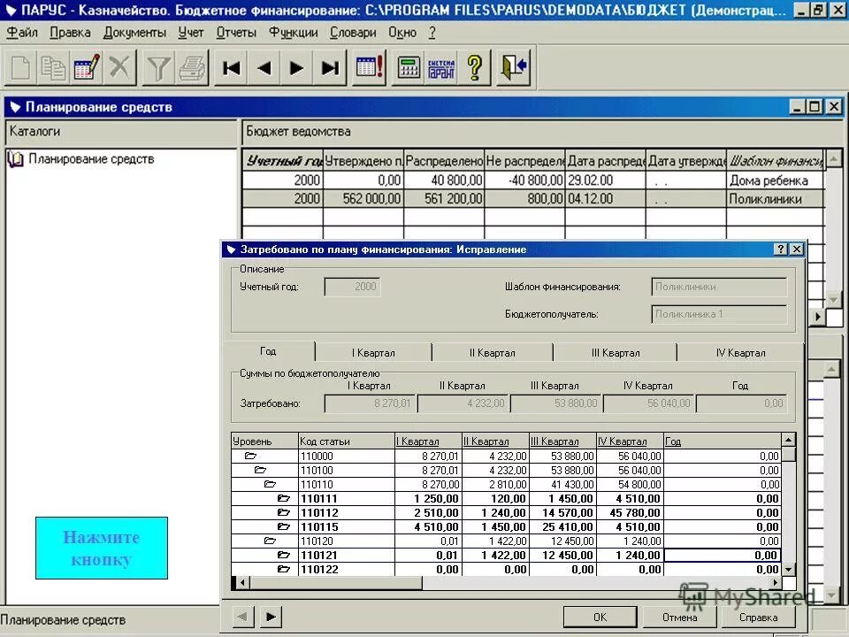 коды бюджета казначейство