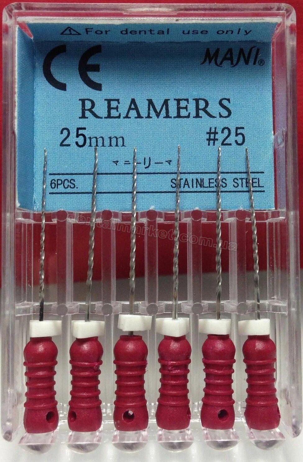 К ример. K Reamers 25 25 мм. К-Reamer №30, 25мм (6шт) Maillefer. K Reamers VDW-08 (25мм). Ример №10, 25мм., 6шт.,nic, Китай.