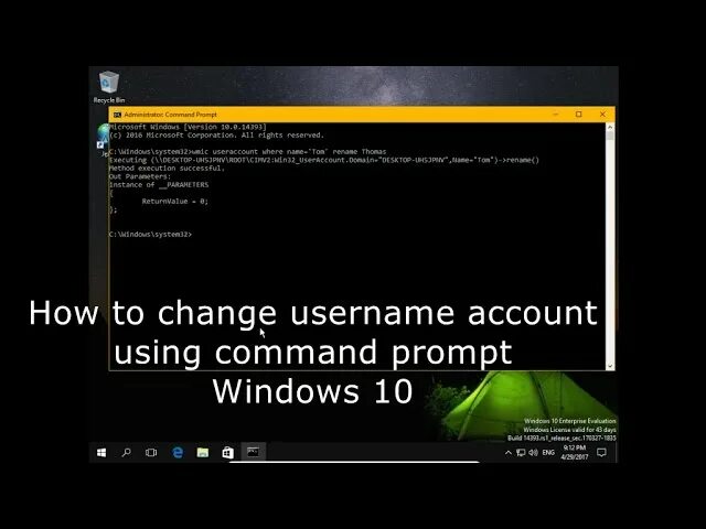 Change cmd. Change cmd