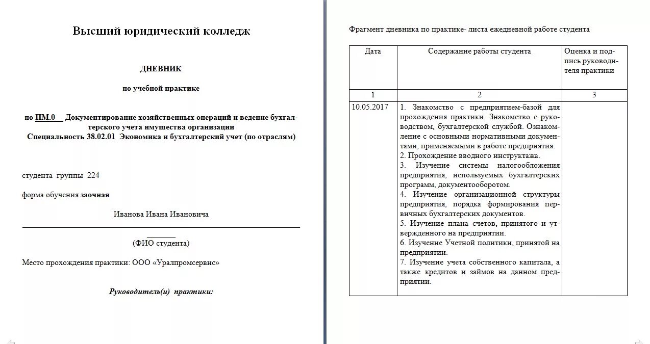 Дневник практики юриста заполненный. Дневник прохождения практики пример заполнения по учебной практике. заполнения дневника ознакомительной практики юриста. как заполнить дневник производственной практики пример. дневник прохождения учебной практики (ознакомительной практики).