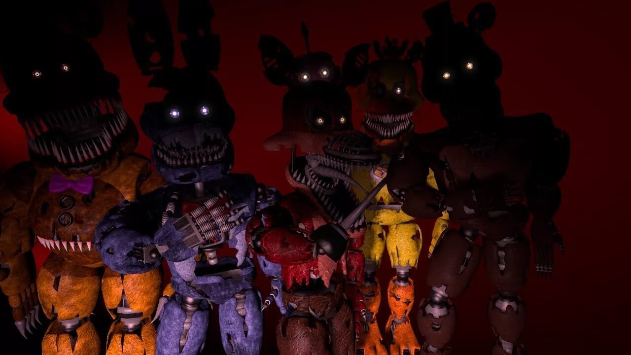Фнаф 4. Выход фнафа 4. Фнаф 4 кошмарные аниматроники. Выход фнафа 4. Fnaf 4 все аниматроники.