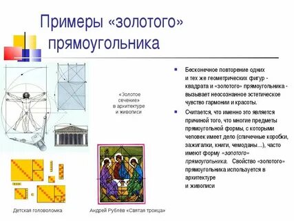 Длина золотого прямоугольника 10 метров