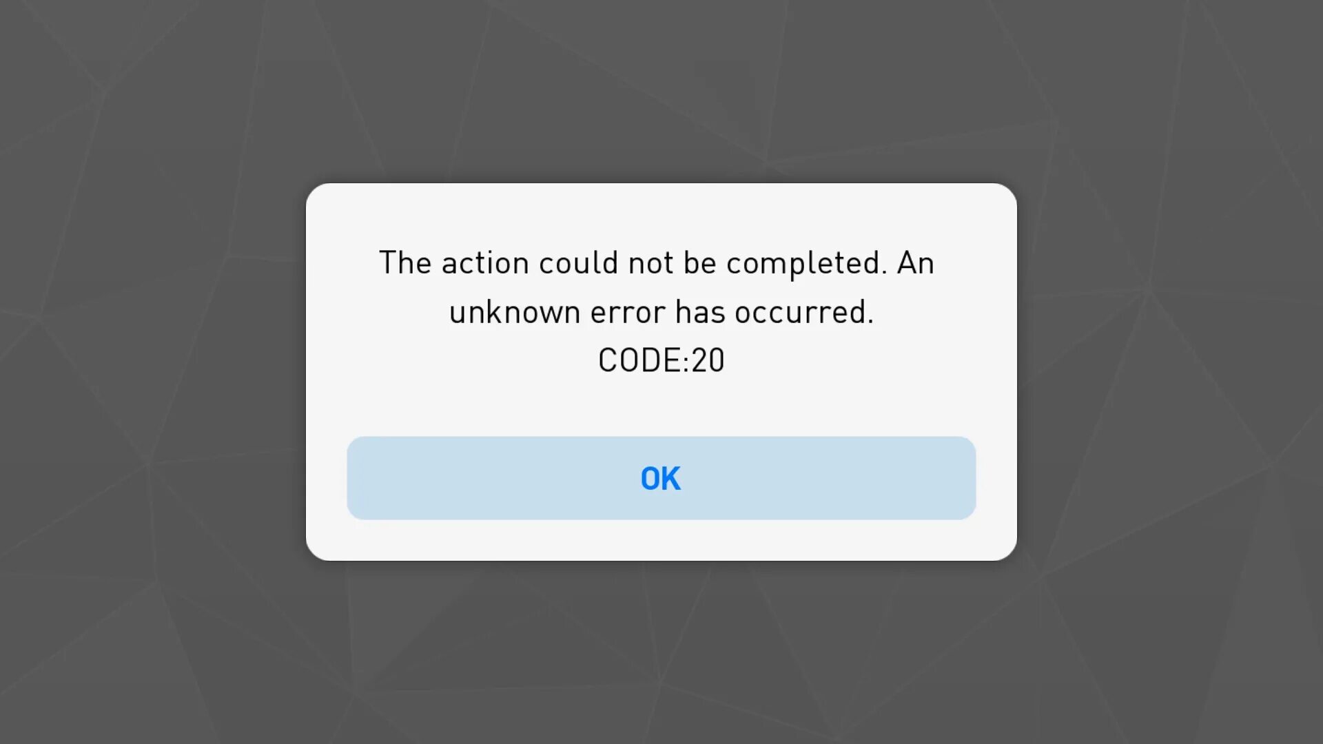 Unavailable please try again later