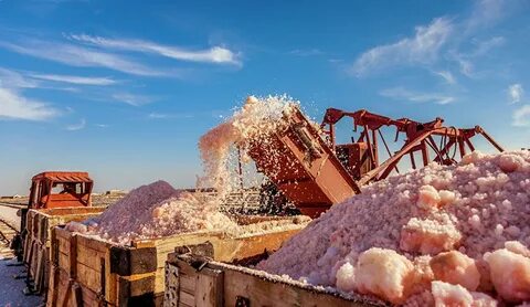Регионом лидером по добыче поваренной соли является