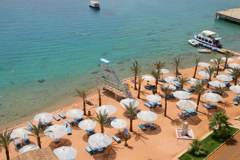 Шарм-Эль-Шейх. Пляж отеля Beach Albatros Sharm (Шарм-Эль-Шейх, Египет)