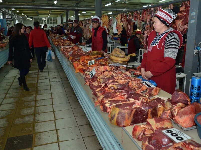 Покупать мясо на рынке
