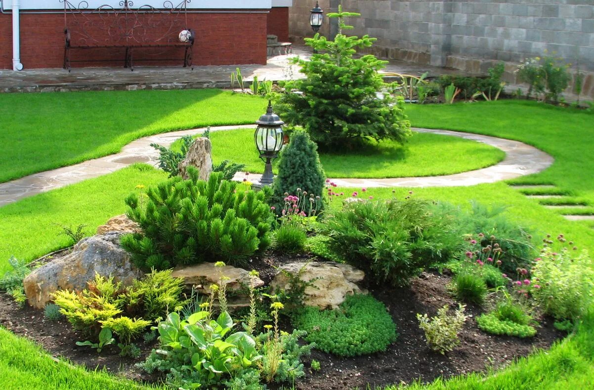 Pin by viv whitfield on out side Small garden landscape, Small backyard gardens,
