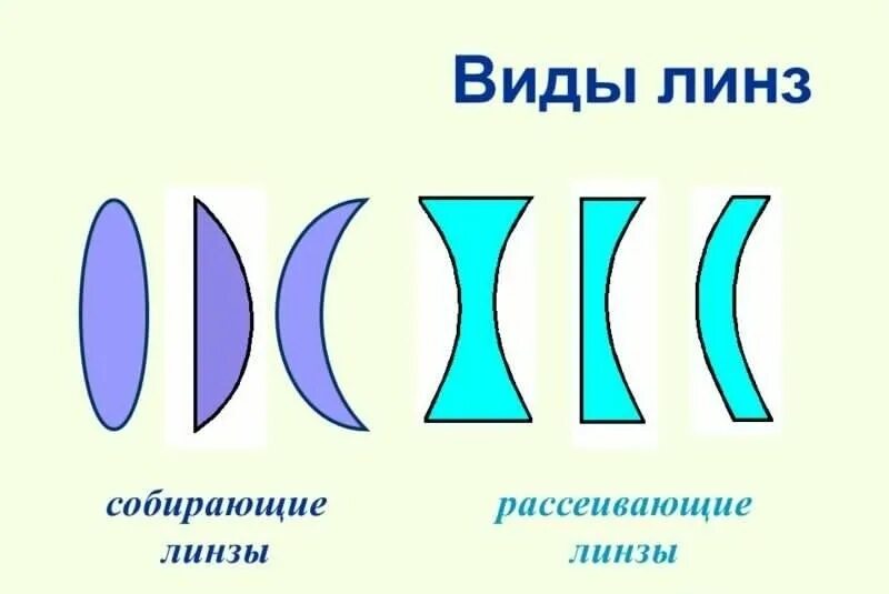 Как отличить собирающую. Какие типы линз бывают физика. Реферат на тему линзы по физике. Линзы по форме и типу бывают. Формы линз в физике.