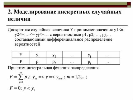 Задана функция распределения дискретной случайной величины