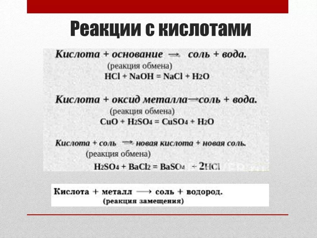 Основание плюс вода реакция. Соль и кислота реакция. Реакции кислот. Реакция солей с кислотами. Реакция солей с солями.