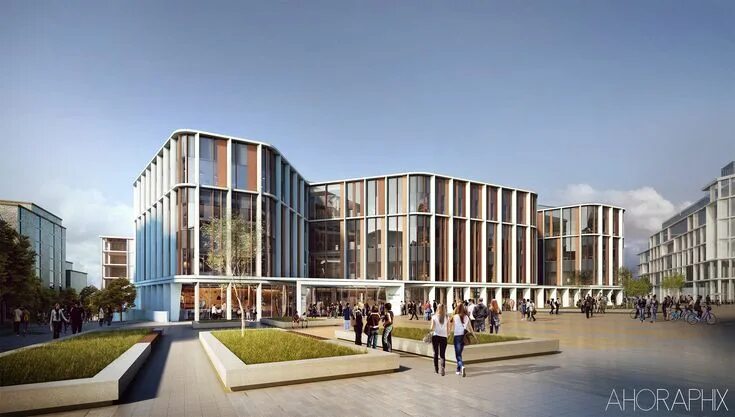 Современное учебное заведение проект Ecossistema autossuficiente em escola urbana Arquitetura e urbanismo, Arquitetur